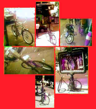 Estacione la bici donde no moleste